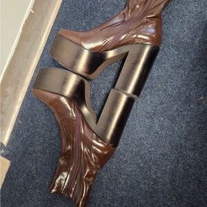 Brown Platform Boots